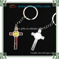 Promotional Crucifix Zinc Alloy Keychain
